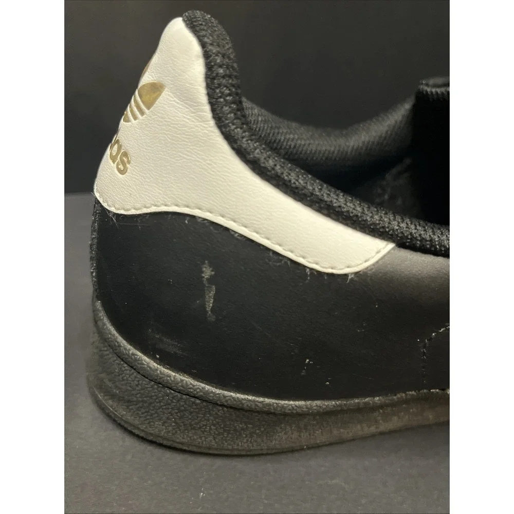 Adidas Superstar Men's Size 11 Black/White/Gold Sneaker